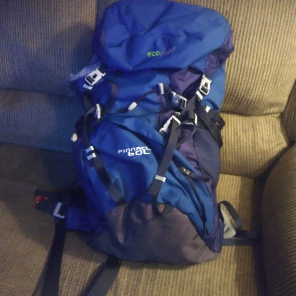 ECO GEAR. Pinnacle Blue Backpack